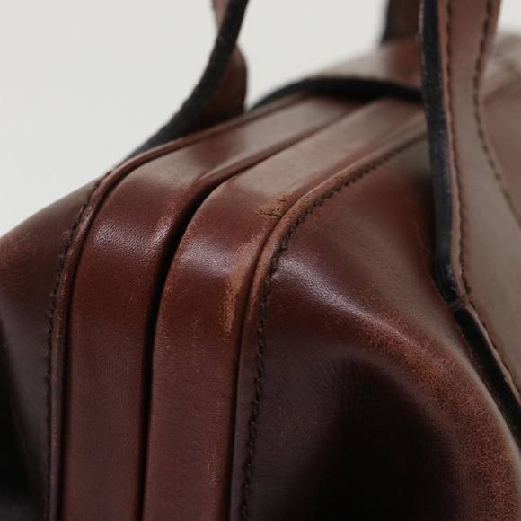 GUCCI Hand Bag Leather Brown Auth bs6691 - Picture 5 of 16